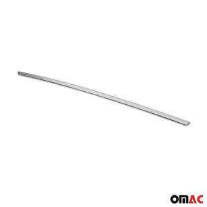 Audi A6 Rear Trunk Handle Cover - Omac - S.Steel - Gloss Silver - '16-'18 Audi A6 Rear Trunk Handle Cover - Omac - S.Steel - Gloss Silver - '16-'18